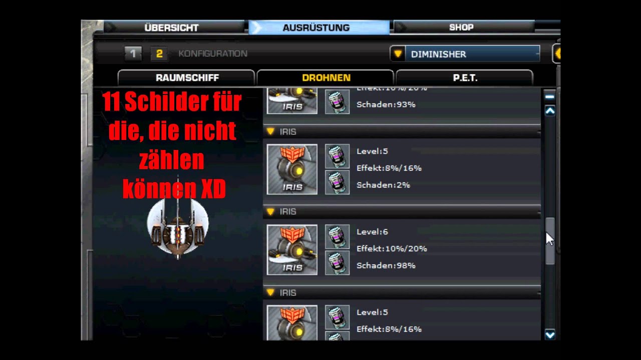 DarkOrbit DE3: Sunnie goes Level 20 + Titel-Fight + Firmenwechsel