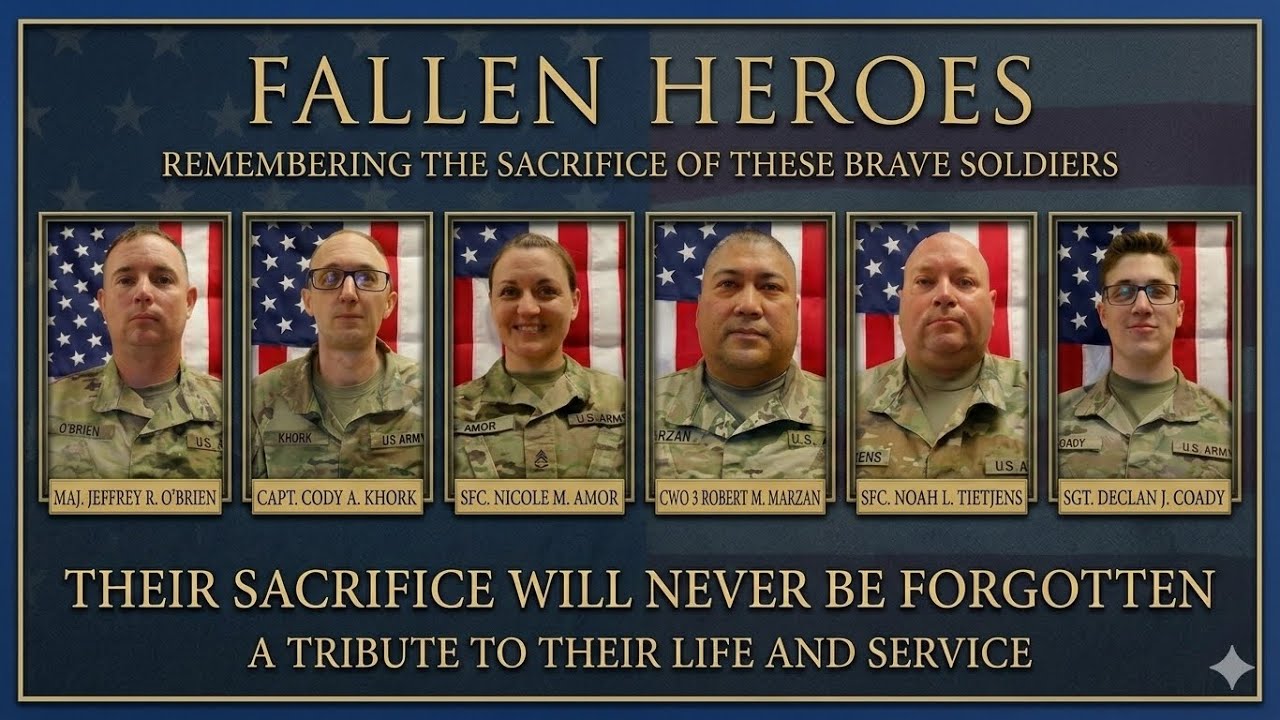 Six Names on the Wall | Tribute to Six Fallen U.S. Soldiers | Operation Epic Fury