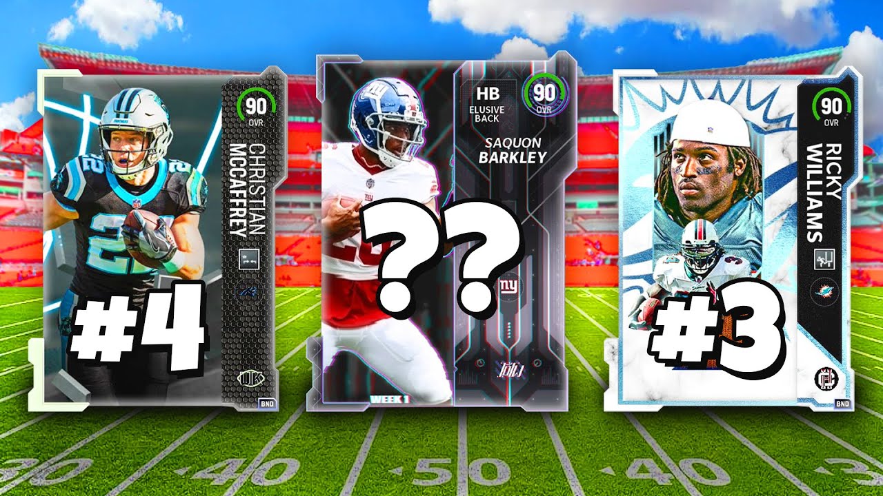 Ranking the Top 10 Running Backs in Madden 23!