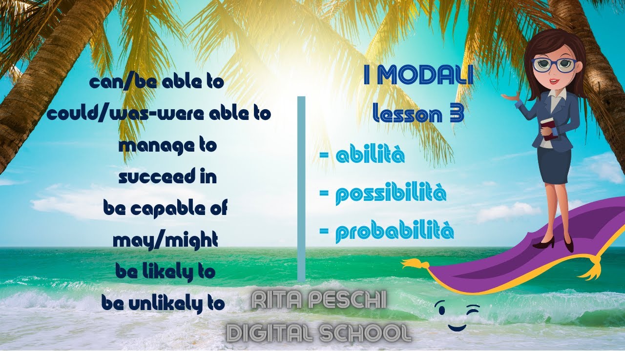 I VERBI MODALI IN INGLESE|ABILITA', POSSIBILITA', PROBABILITA'| can, could, may, might, be likely to