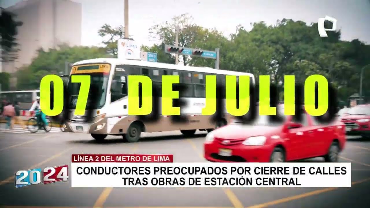 Conductores preocupados por cierre de calles debido a obras de Estación Central