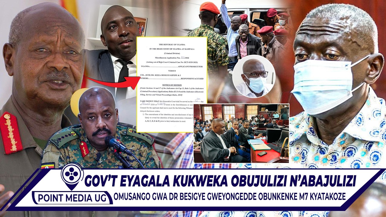 BREAKING!! EBYA DR BESIGYE SIBIRUNGI GEN M7 OMUSANGO GWE AYAGALA GUWOZESEBWE MU KYAMA.