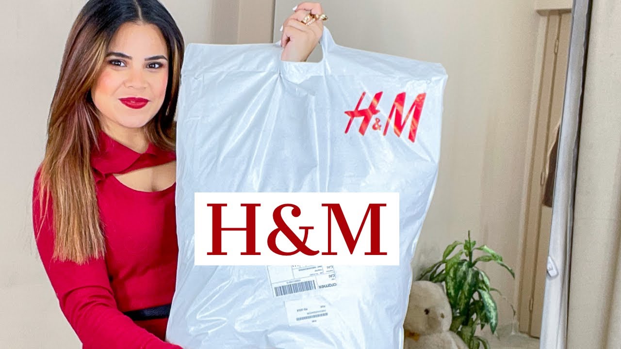التسوق لموضة شتاء 2022 من اتش اند ام فى التخفيضات | H&M try on haul