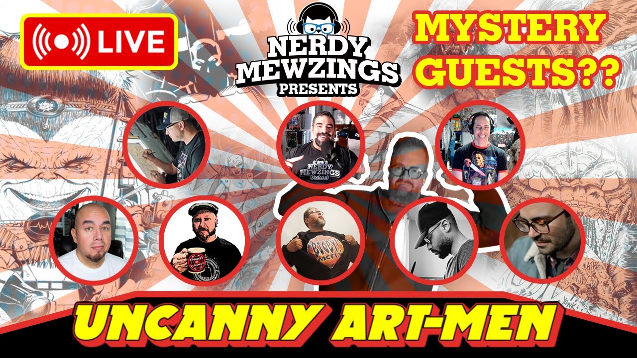 👀 Live Comic Book ART Hangout Drawing and Seeing Friends 🧡