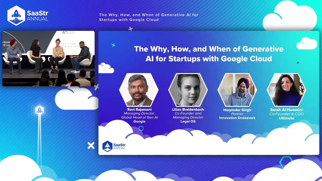 &ldquo;The Why, How and When of Generative AI for Startups&rdquo; with Google Cloud
