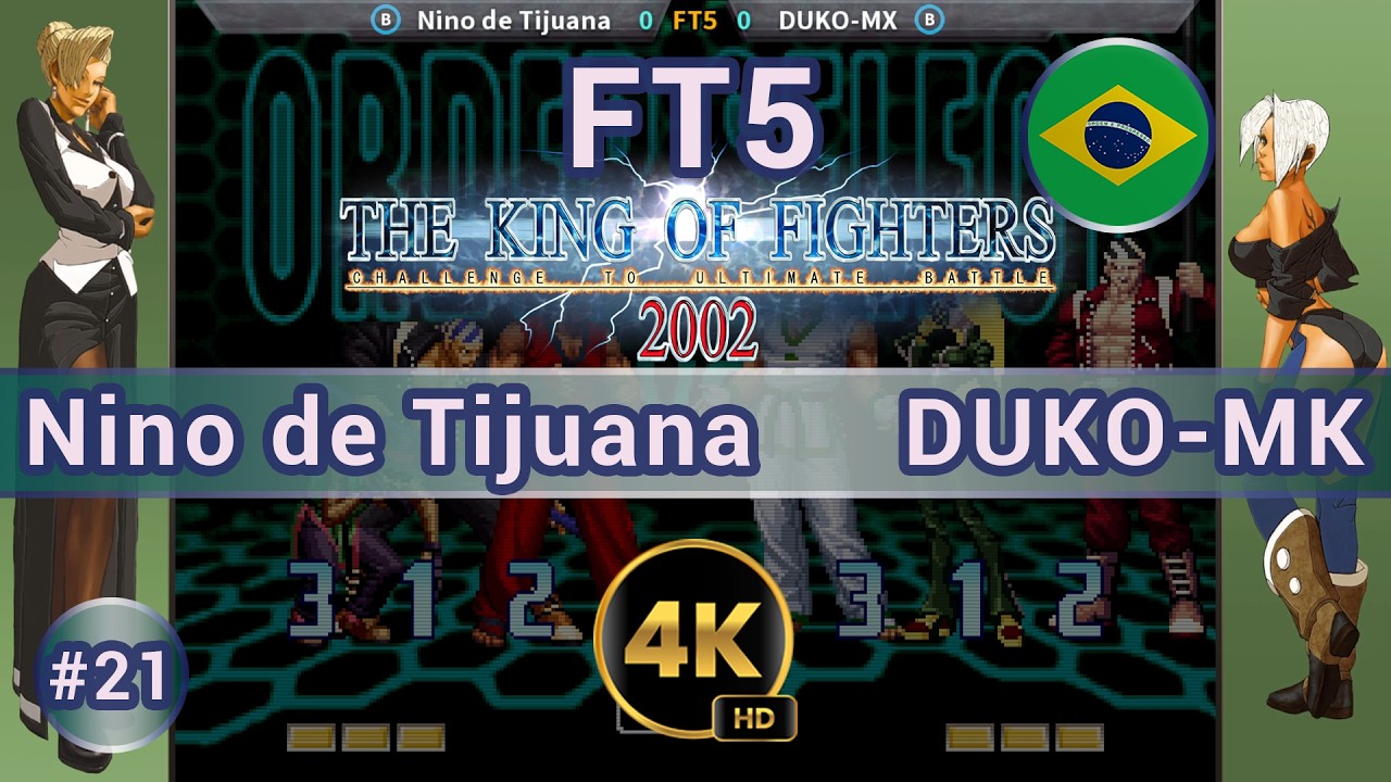 KOF 2002 - Nino de Tijuana vs DUKO-MX 🇺🇸 FT10 /4K 60FPS #kof2002 #kof2k2#team99hits #t99h #fightcade