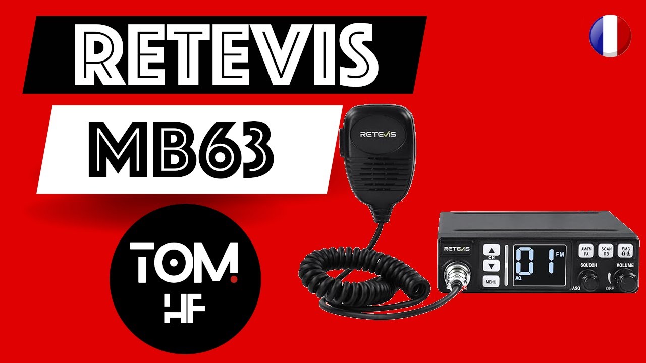 RETEVIS MB63 CB RADIO, Cibi AM/FM