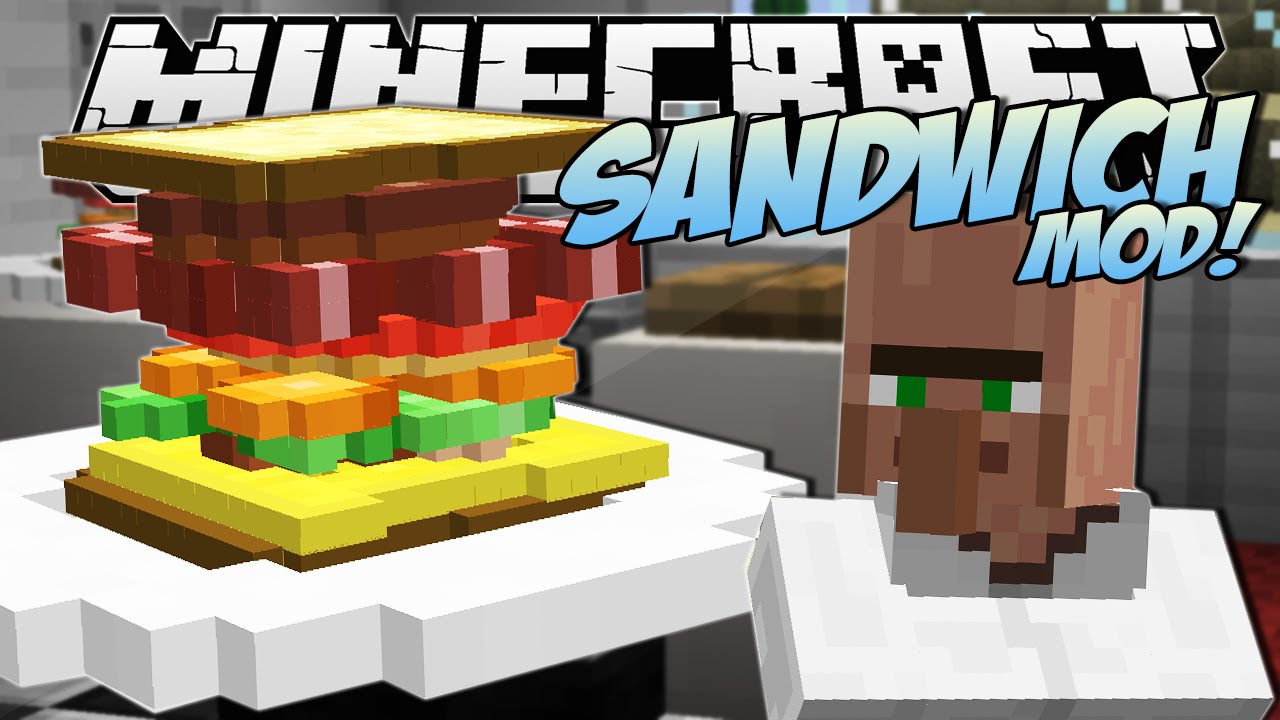 Minecraft | SANDWICH MOD! (The Tallest Sandwich in the World!) | Mod Showcase