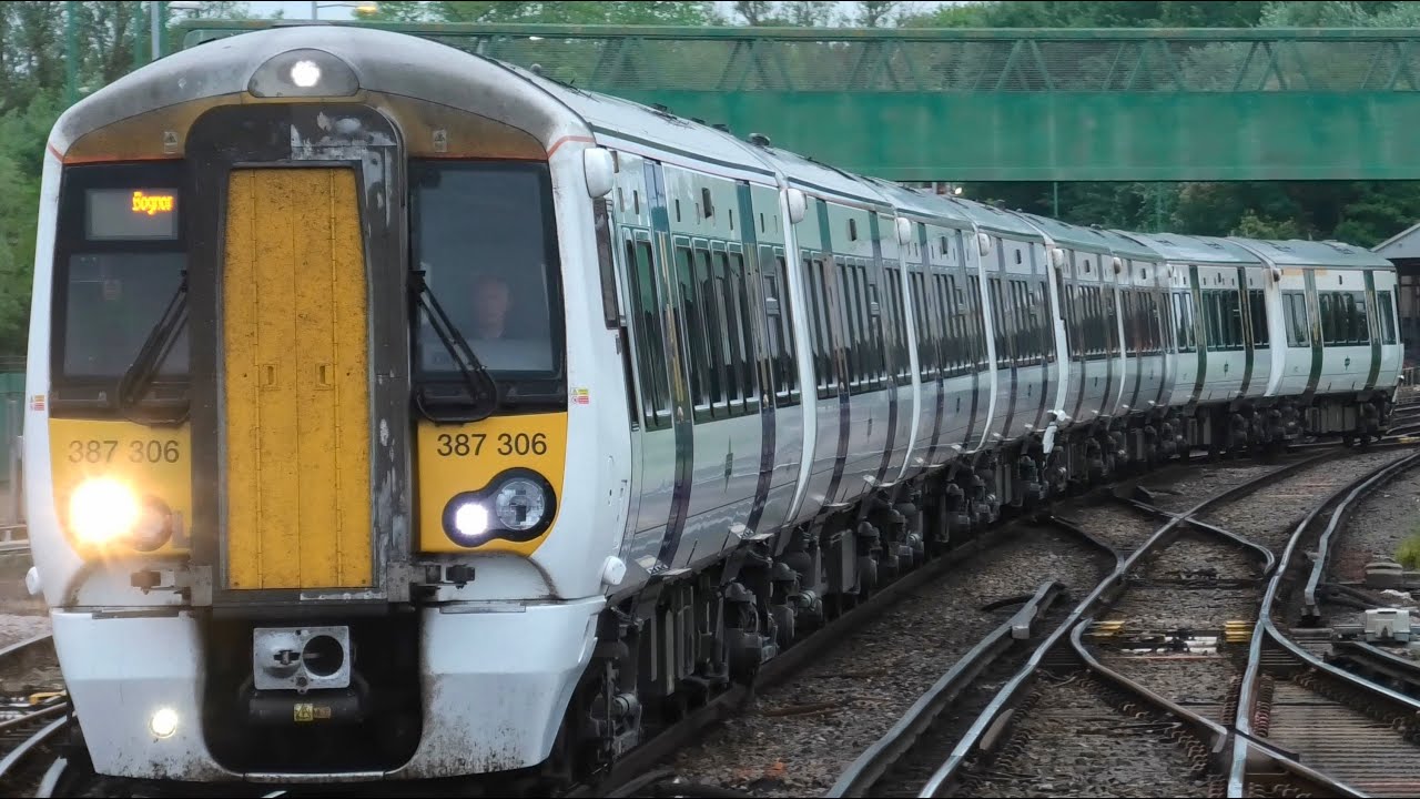 Ex C2C Blue Doors 387306 + GN 387127 Class 387s Now In Service With Southern Arrive At Littlehampton