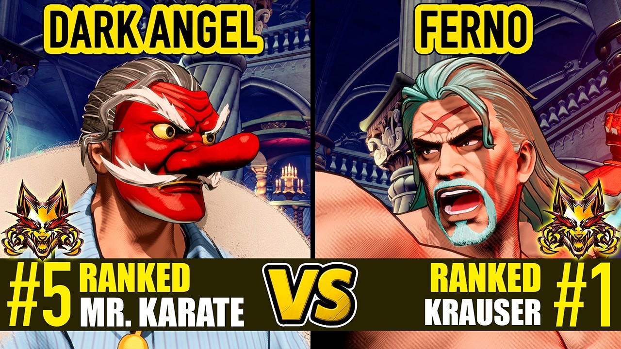 FF COTW ▰ DARK ANGEL (#5 Ranked Mr. Karate) vs FERNO (#1 Ranked W. Krauser) ▰ High Level Gameplay