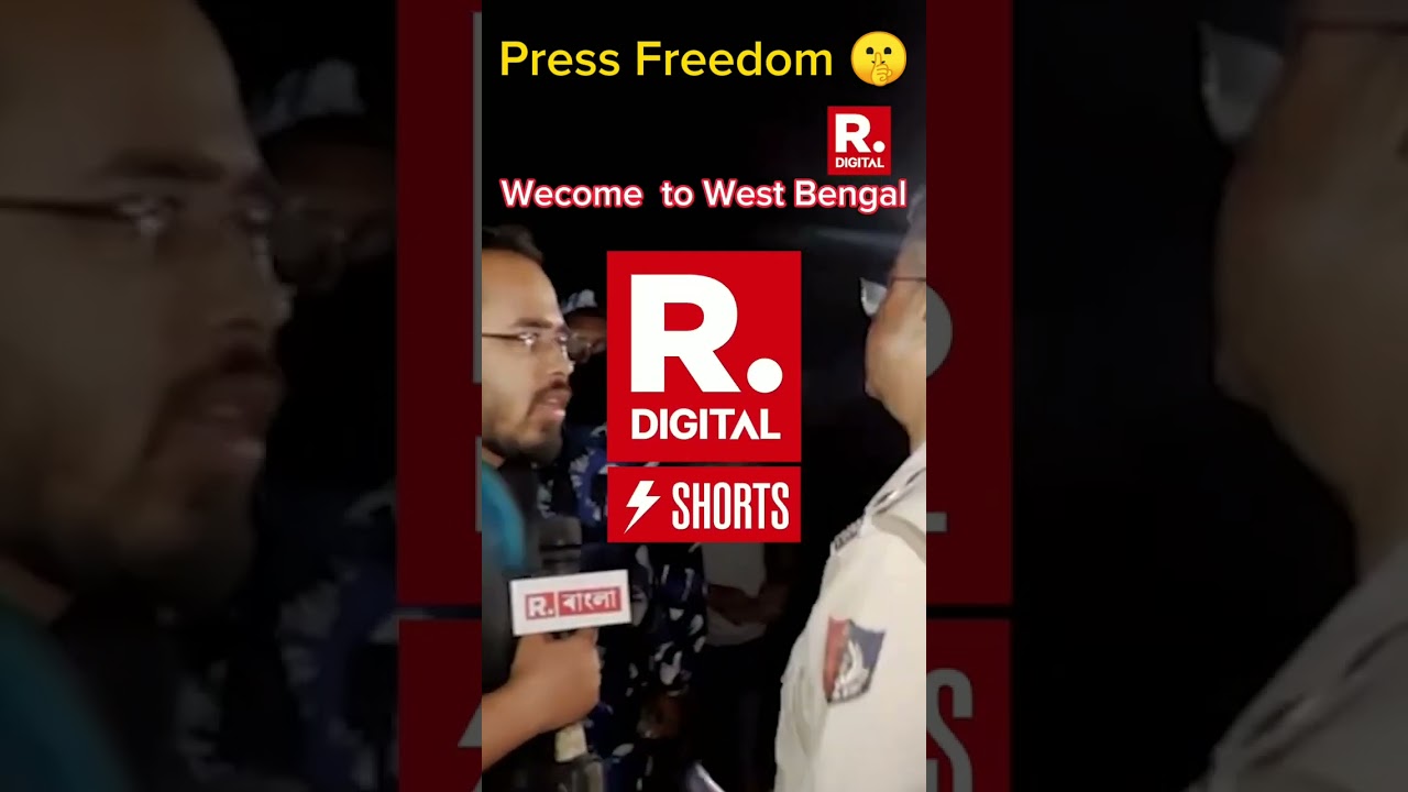 Press Freedom West Bengal vs Canada 😂 #didi #election #republicbangla #mamata