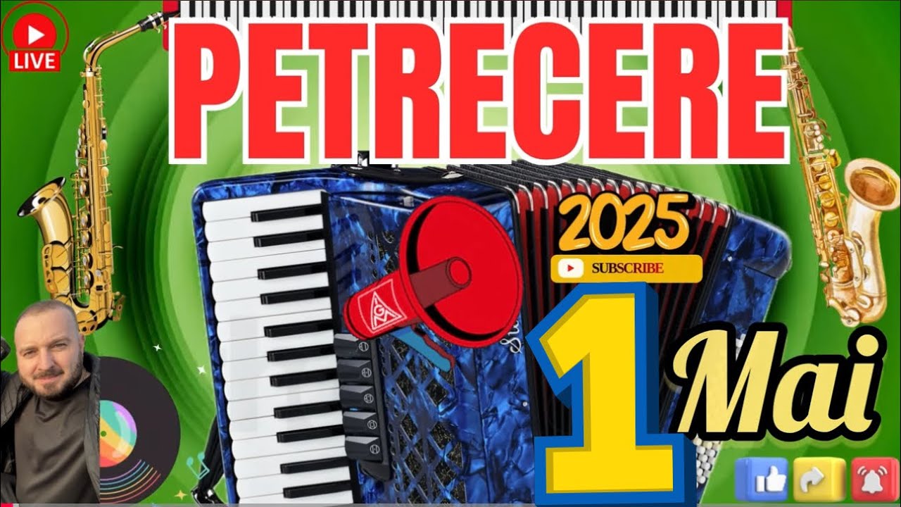 1 Mai💥Colaj Muzica Populara Romaneasca💥Sarbe si Hore de Joc💥1 Ora Muzica Acordeon instrumentala