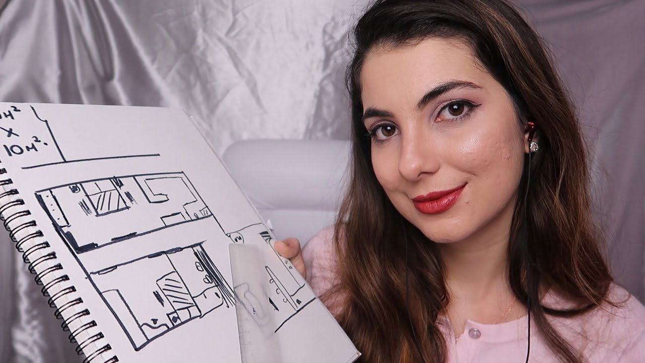 ASMR - Roleplay ARQUITETA (Te relaxando)