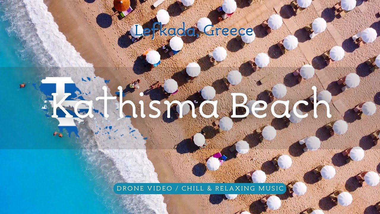 Sunshine and Sunset at Kathisma Beach - The Blue & Gold of Lefkada (travel vlog - relaxing music)