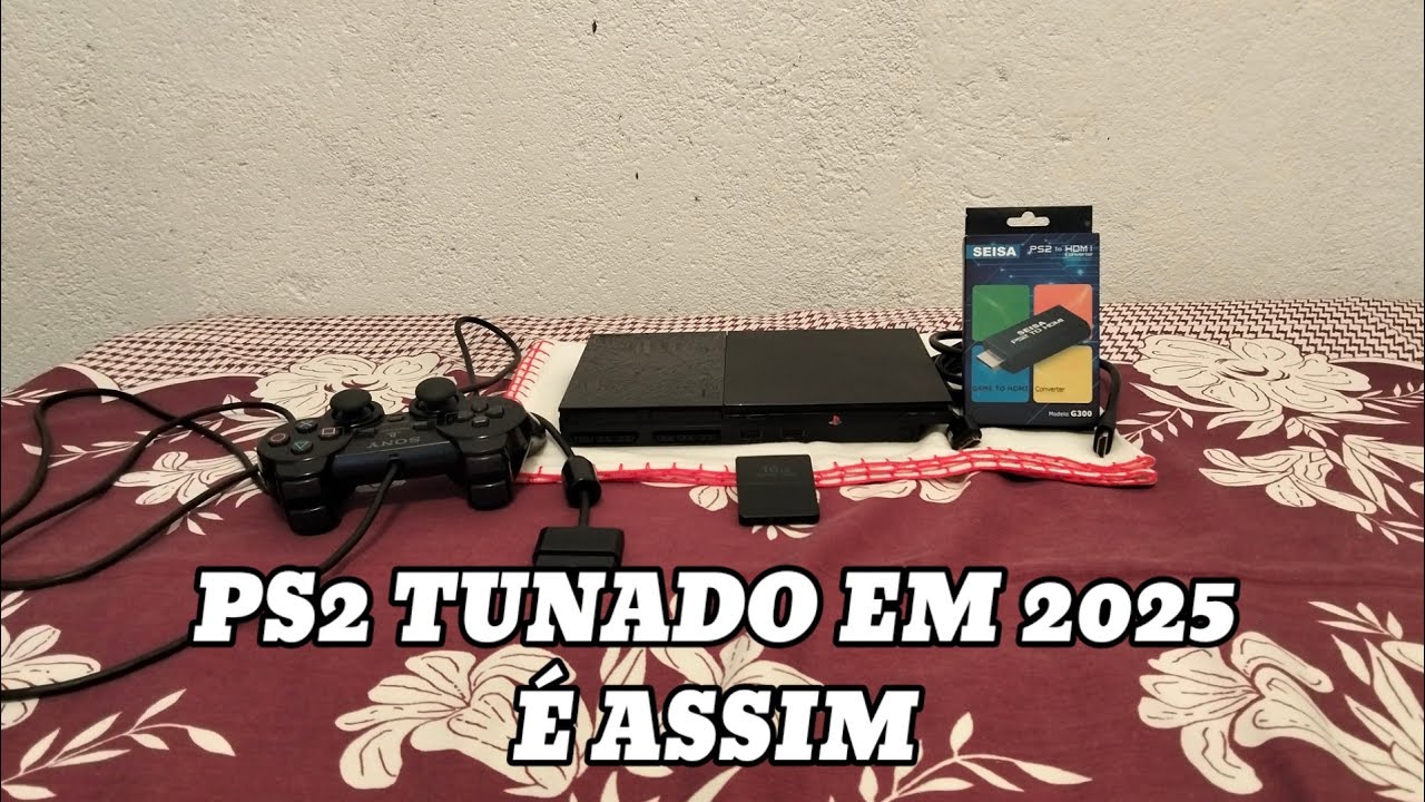 O TUNING DO MEU PS2 | COMO ESTÁ INDO O CONSOLE EM PLENO 2025 - PARTE 1