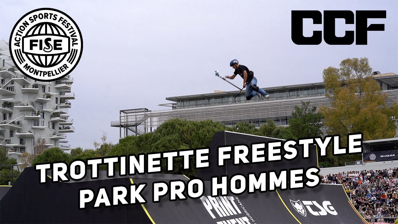 TROTTINETTE FREESTYLE PARK PRO HOMMES - FISE MONTPELLIER 2023