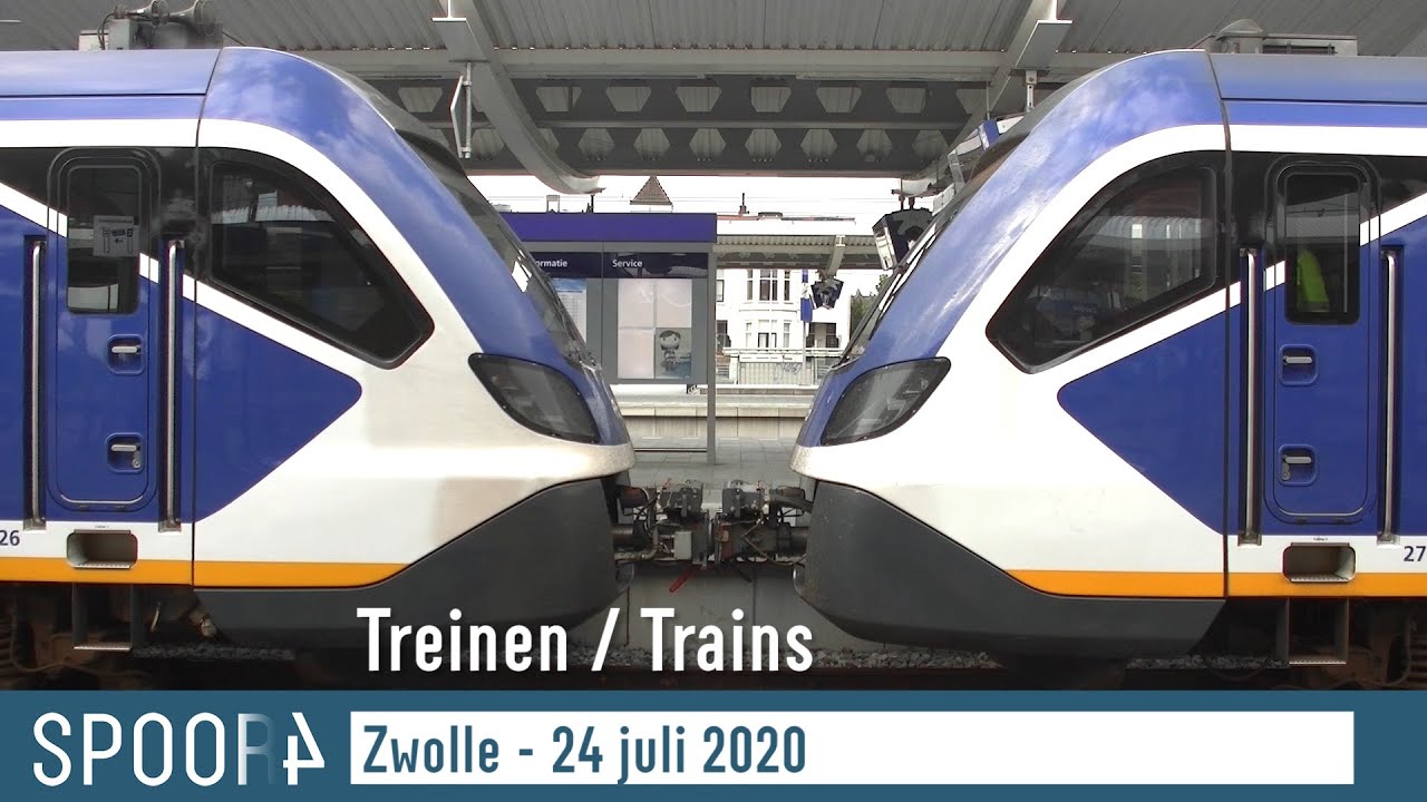 Treinen in Zwolle - 24 juli 2020