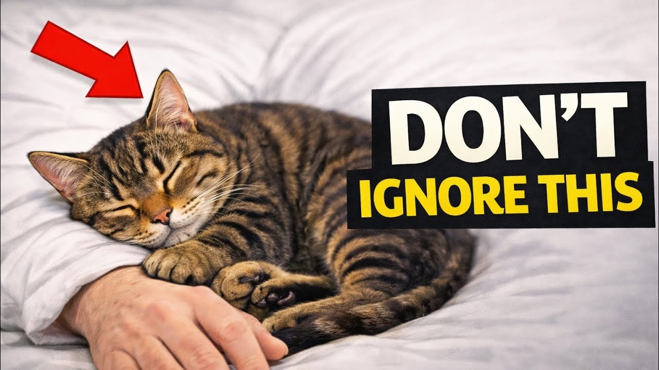 If Your Cat Sleeps With You, It's Trying to Tell You This 😱