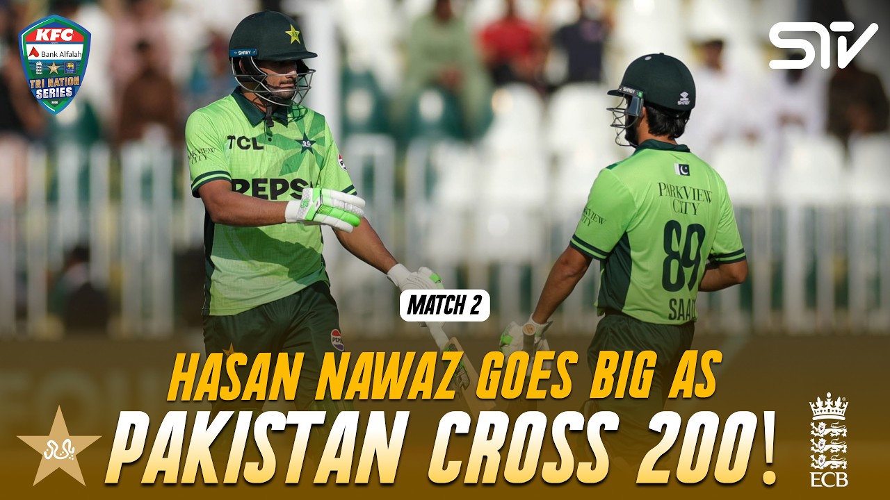 Pak Turn Up the Heat Through Hasan Nawaz! | Pakistan vs England | Match 2 | Tri-Series 2026 | M9S1J