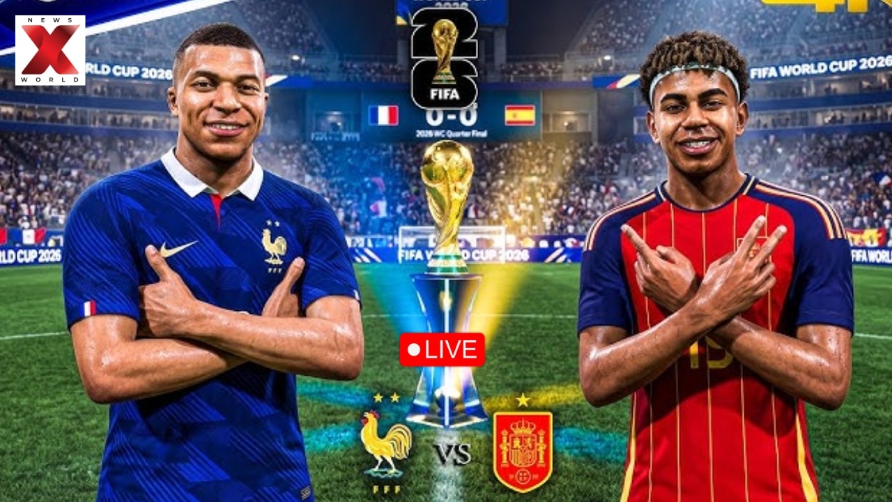 France vs Spain LIVE | FIFA WORLD CUP 2026 | SEMI FINALS | FIFA | NewsXWorld