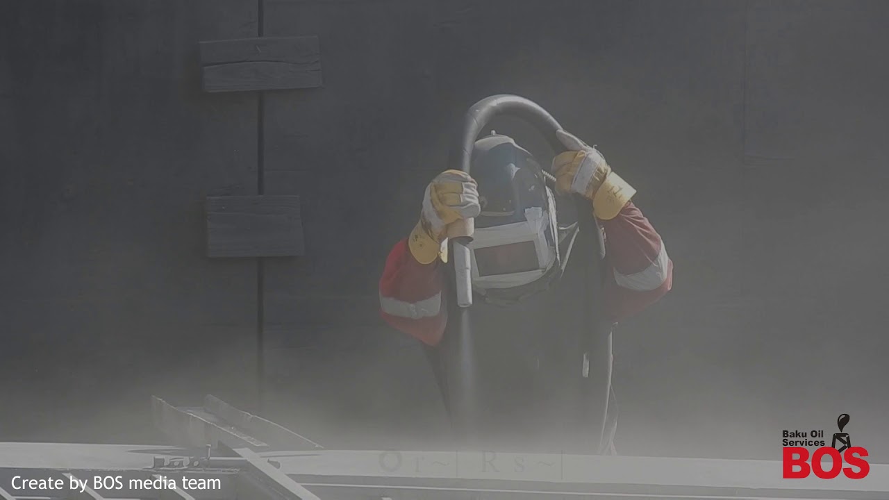 Surface Preparation sandblasting and coating