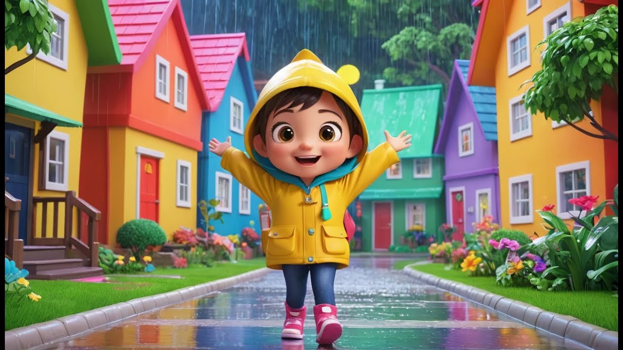Rain Rain Let&rsquo;s Go Play | Fun Weather Rhyme for Toddlers | Sing-Along Song for Kids