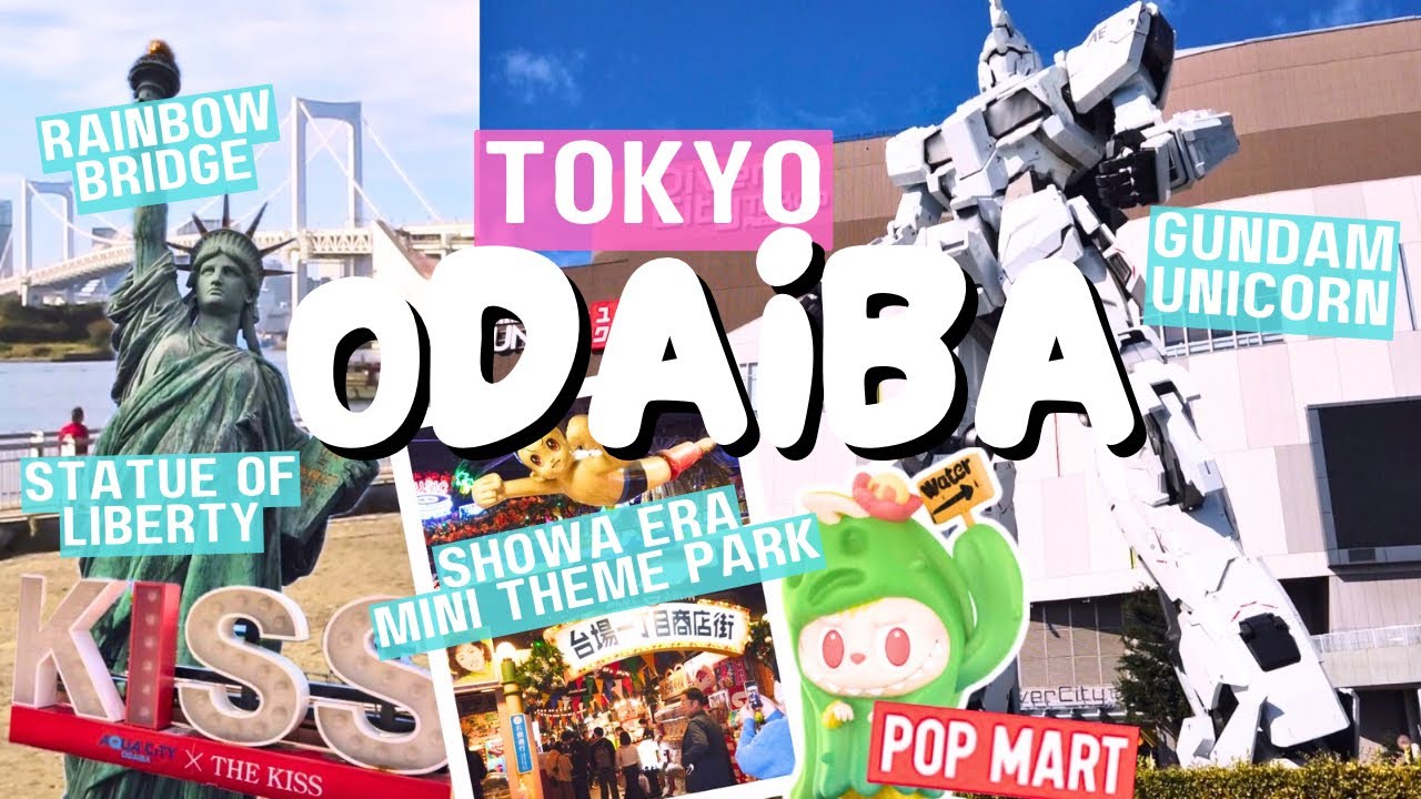 LIVING IN JAPAN 050 | Odaiba Tokyo | Pop Mart Opening | Retro Mini Theme Park