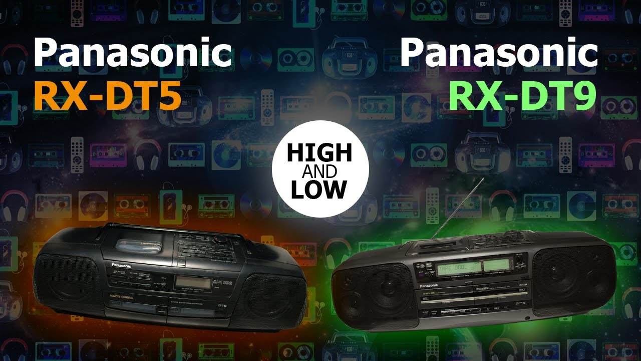 Panasonic RX-DT5 и RX-DT9. Верх и низ одной линейки