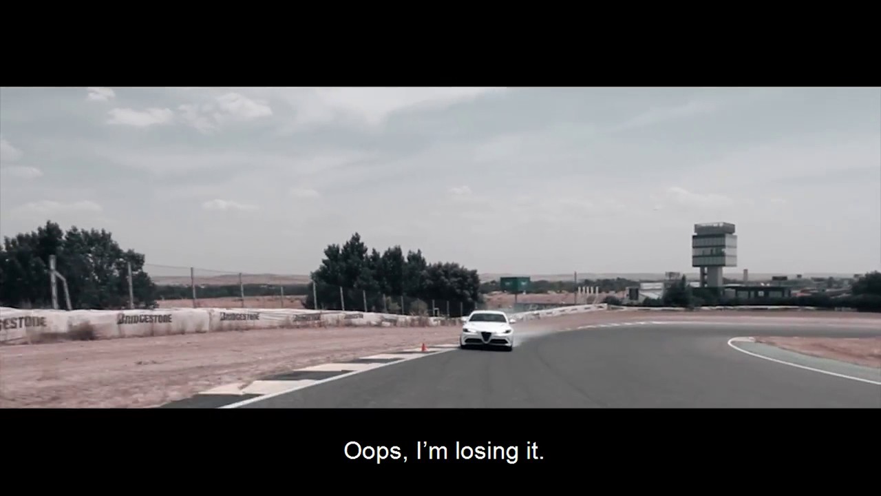 Marc Gene - driving test Alfa Romeo