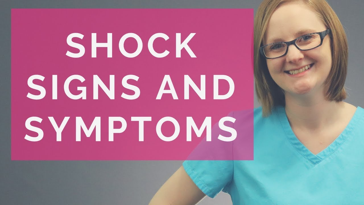 SIGNS AND SYMPTOMS OF SHOCK (2018)