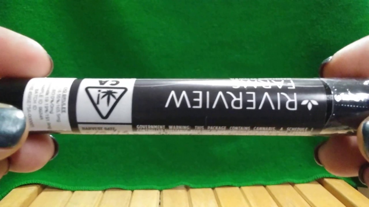 Riverview Farms cannabis preroll unboxing