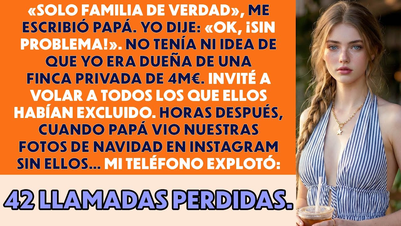 Me desinvitaron de Navidad: los llevé a mi finca de 4M€; horas después, 42 llamadas