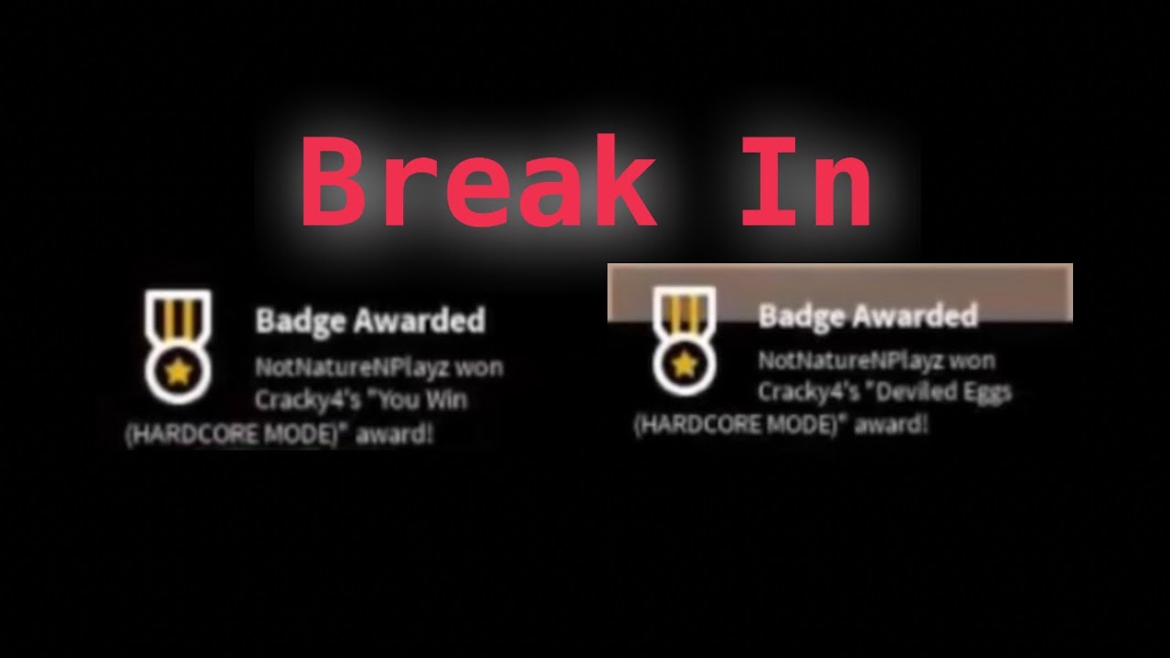 Getting Every Endings in Hardcore Mode || Roblox Break In Revisit