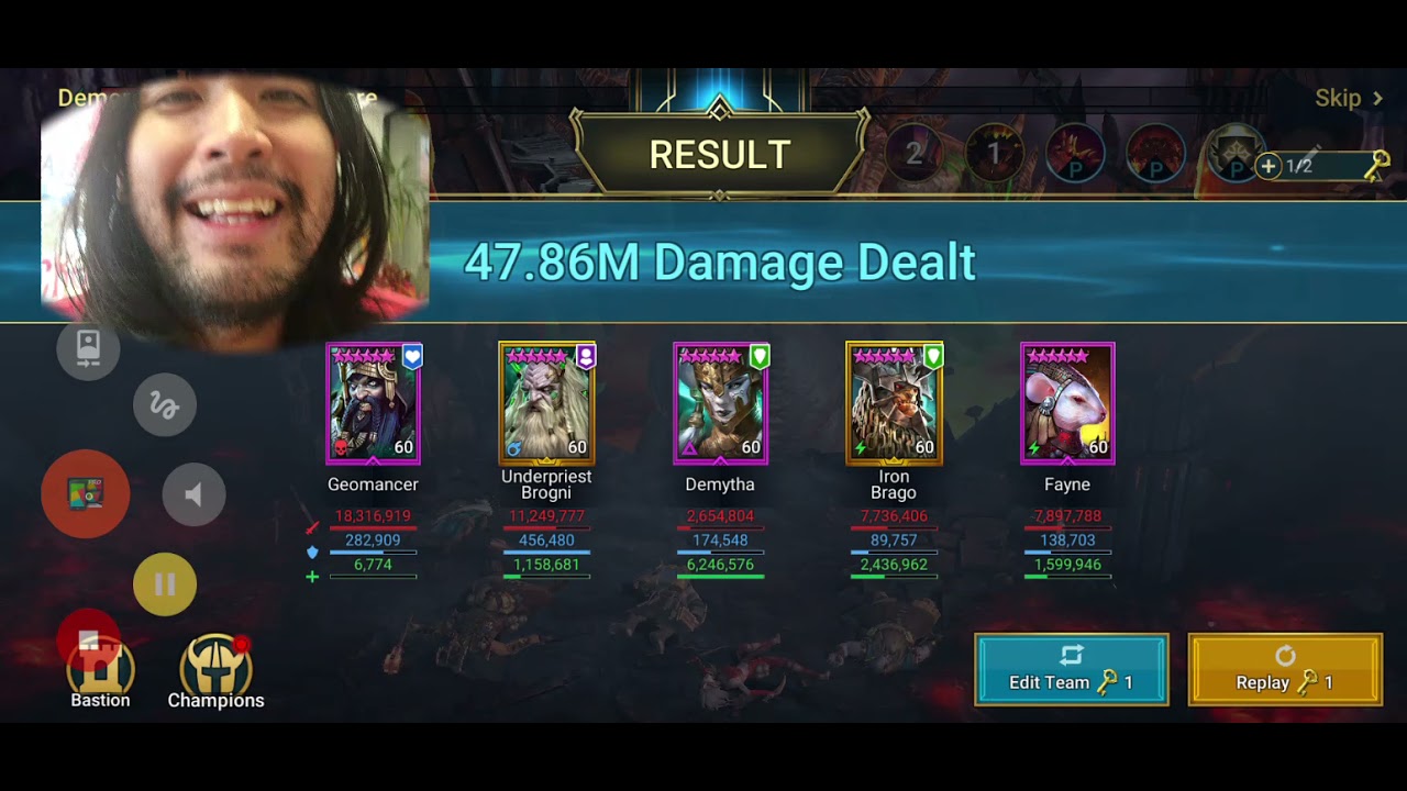 F2P Mindset Raid - Demytha in Brognimancer and Building Guardian Set for Clan Boss Non Unkillable