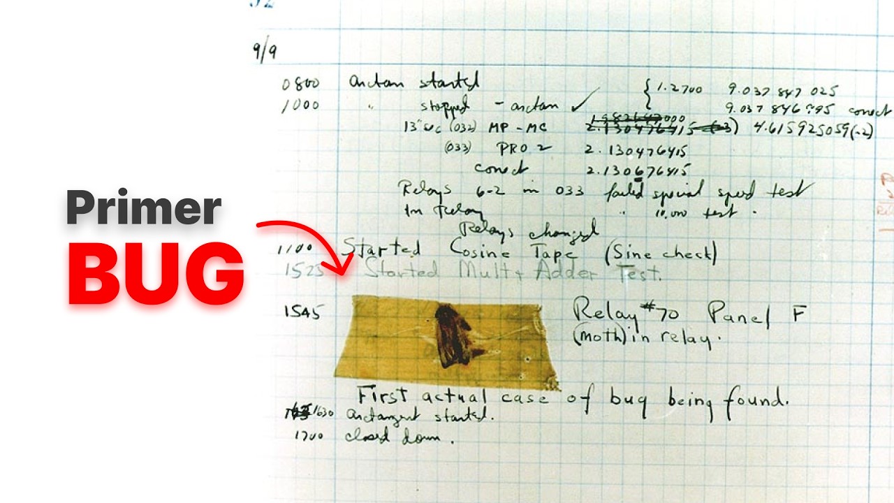 La Curiosa Historia De Una Polilla (primer bug de internet)