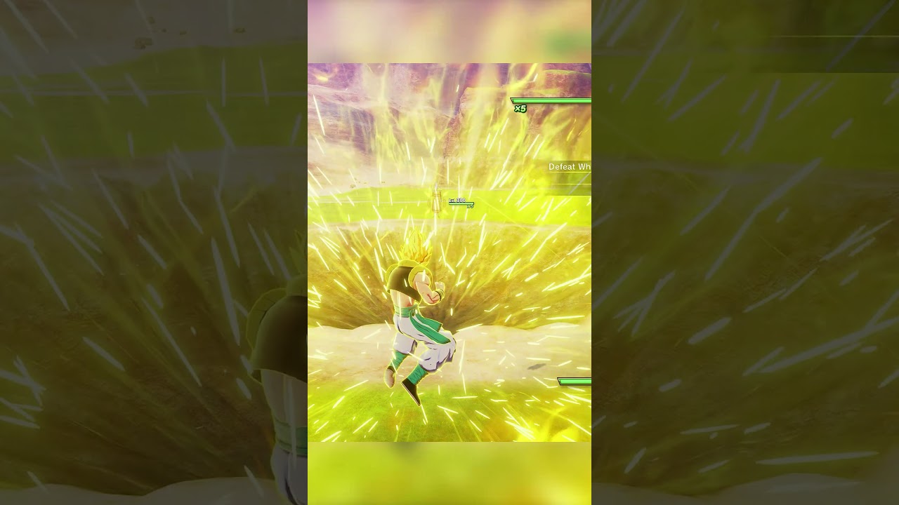 Goku And Vegeta Fusion Potara Combination in Dragon Ball Z: Kakarot