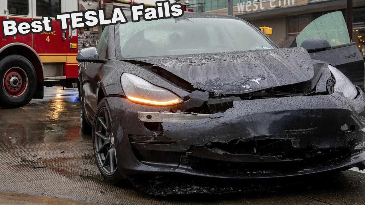 TESLA Driving Fails 2023