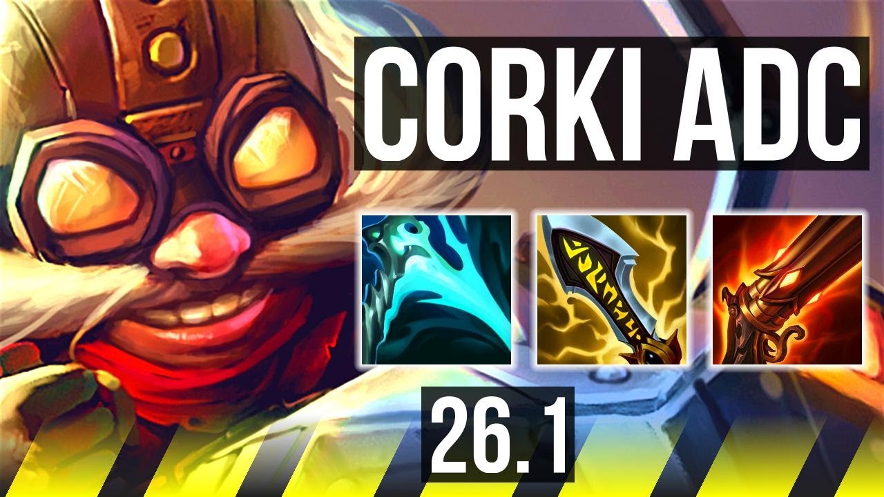 CORKI & Morgana vs SMOLDER & Alistar (ADC) | 81K damage | EUW Master | 26.1