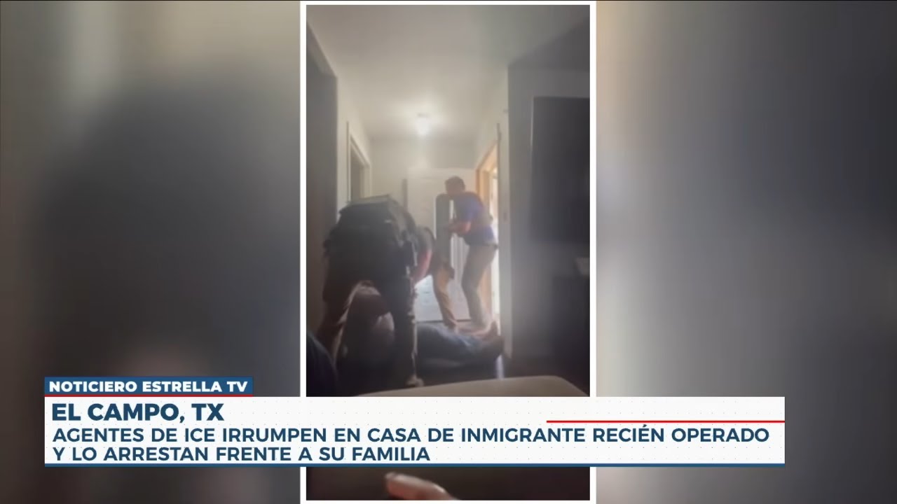 ICE arresta a inmigrante RECI&Eacute;N OPERADO | ENTREVISTA EXCLUSIVA | Noticias Estrella TV