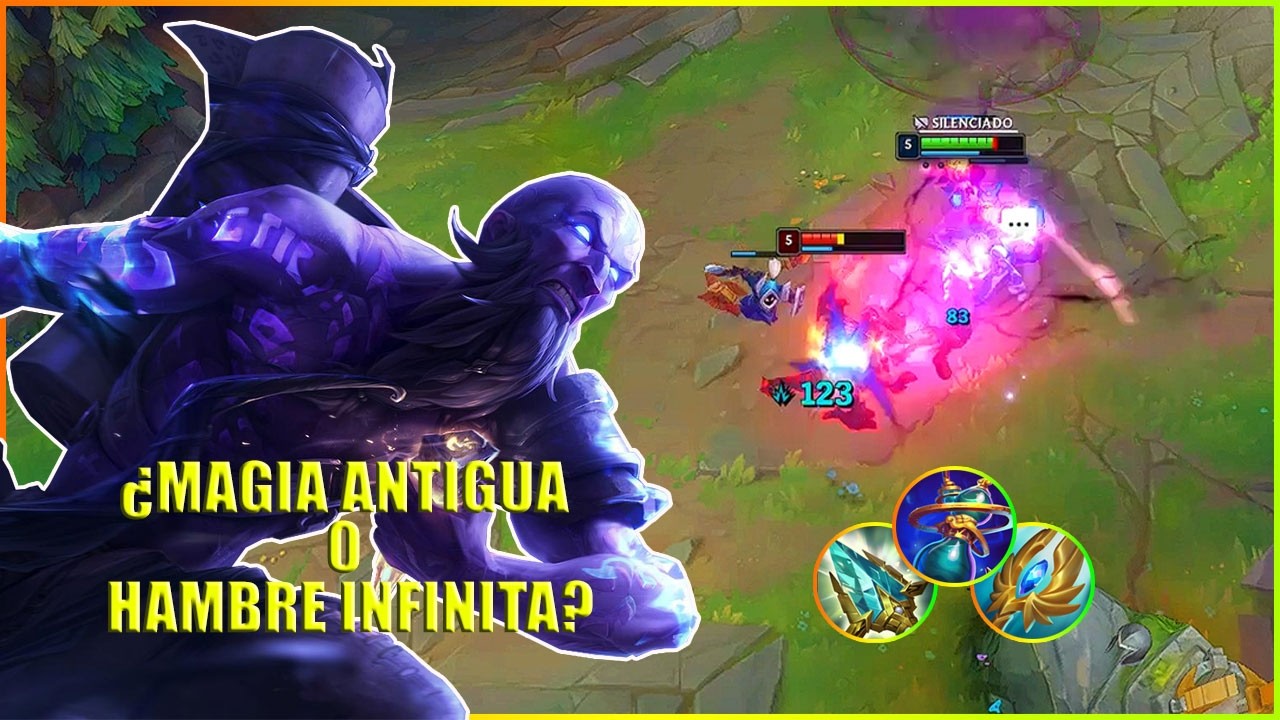 ¡RYZE HUMILLA AL MONSTRUO! 🌀 vs Cho'Gath Mid
