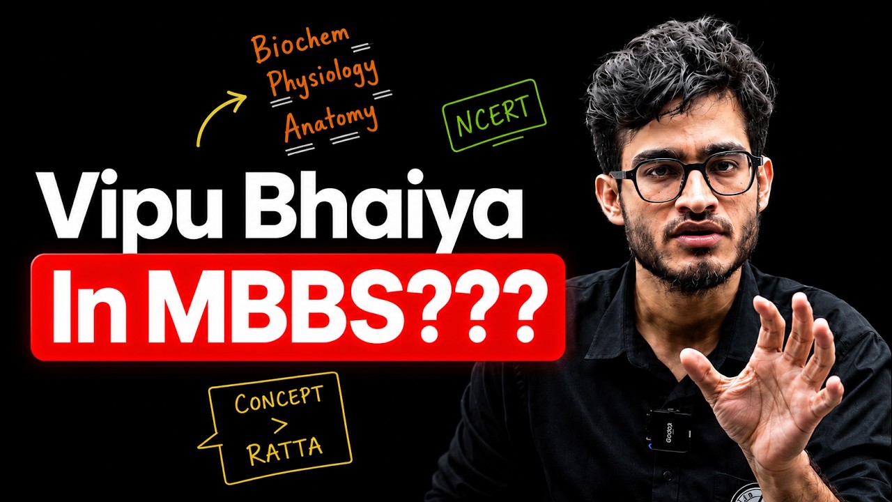 NEET UG to MBBS: Biggest Collab for MBBS Freshers! | Vipin Sir | PW MedEd