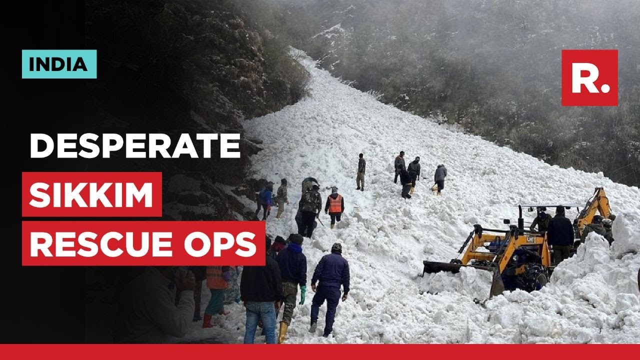 Tourists Stranded As Massive Avalanche Hits Sikkim, Rescue Ops Underway