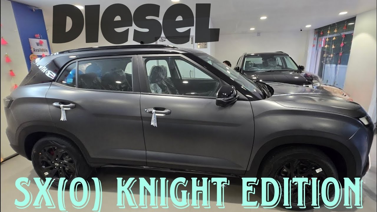 Mafia Creta is here in Diesel | First on Youtube| Creta SX(O) Diesel Manual Knight Edition.