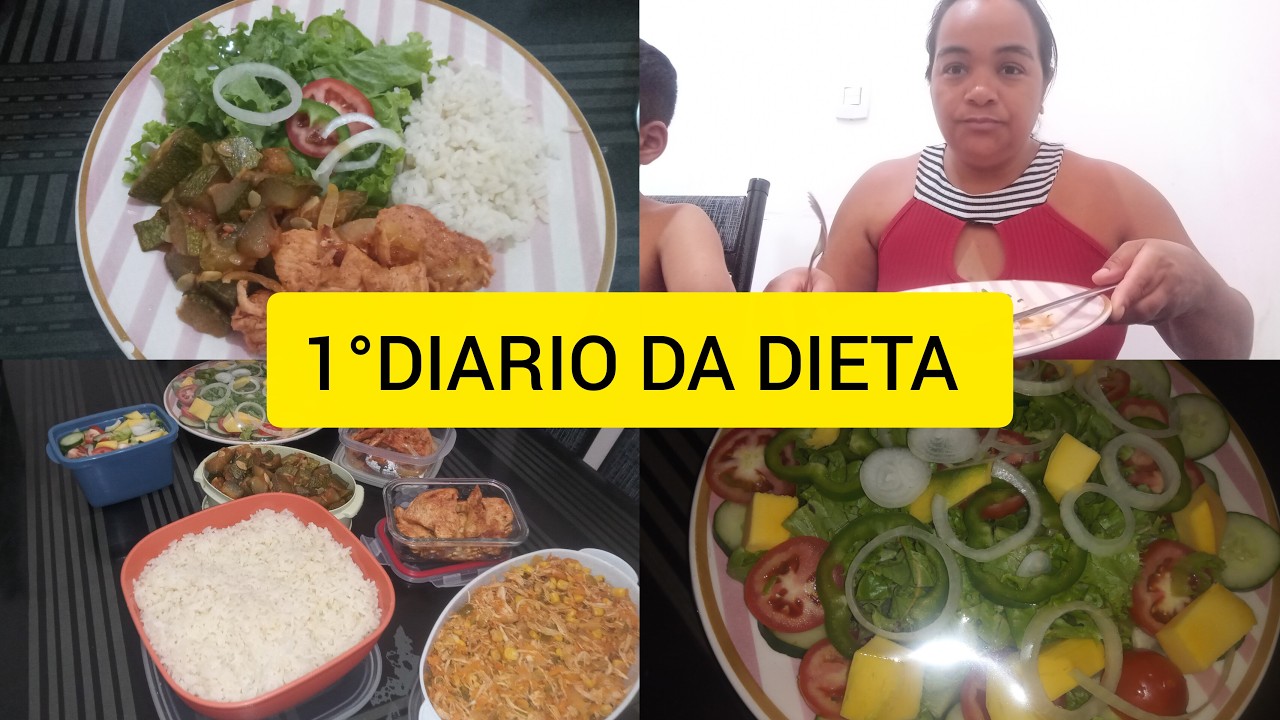 REEDUCAÇÃO ALIMENTAR| 1° DIÁRIO DA DIETA SIMPLES 🥗🍖🍚 #reeducaçãoalimentar #dieta #emagrecer