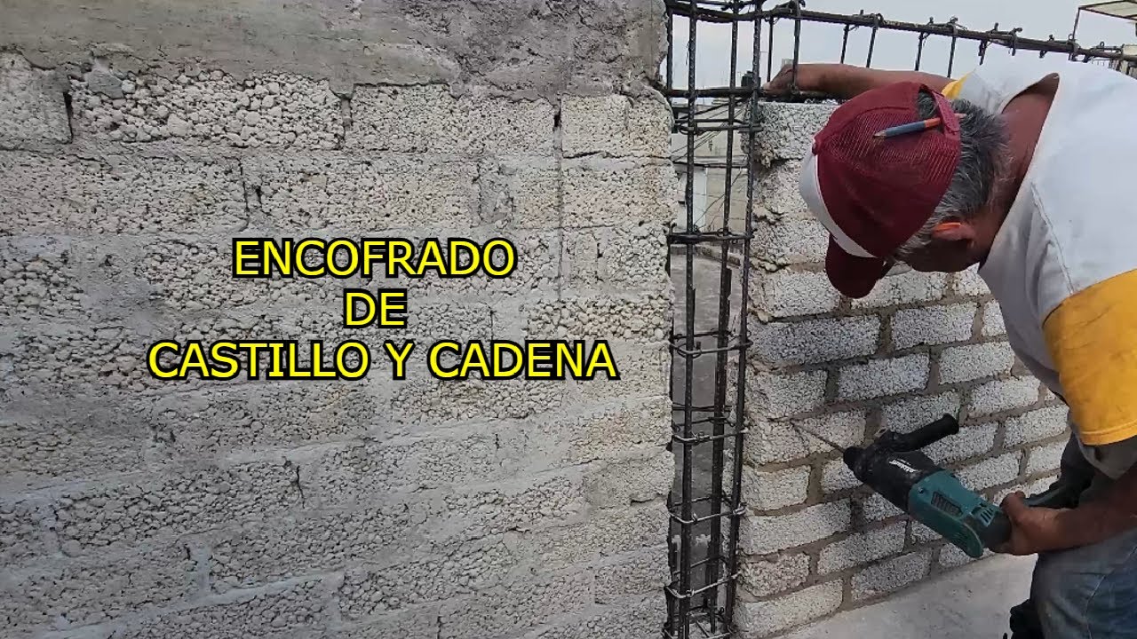 Como Encofrar un Castillo y Cadena | CONSTRUCCIONES IDEALES