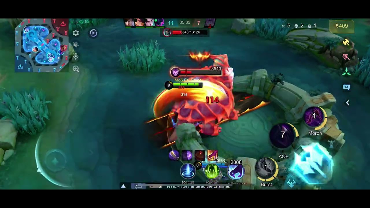Hanzo solo carry Mlbb in Rank