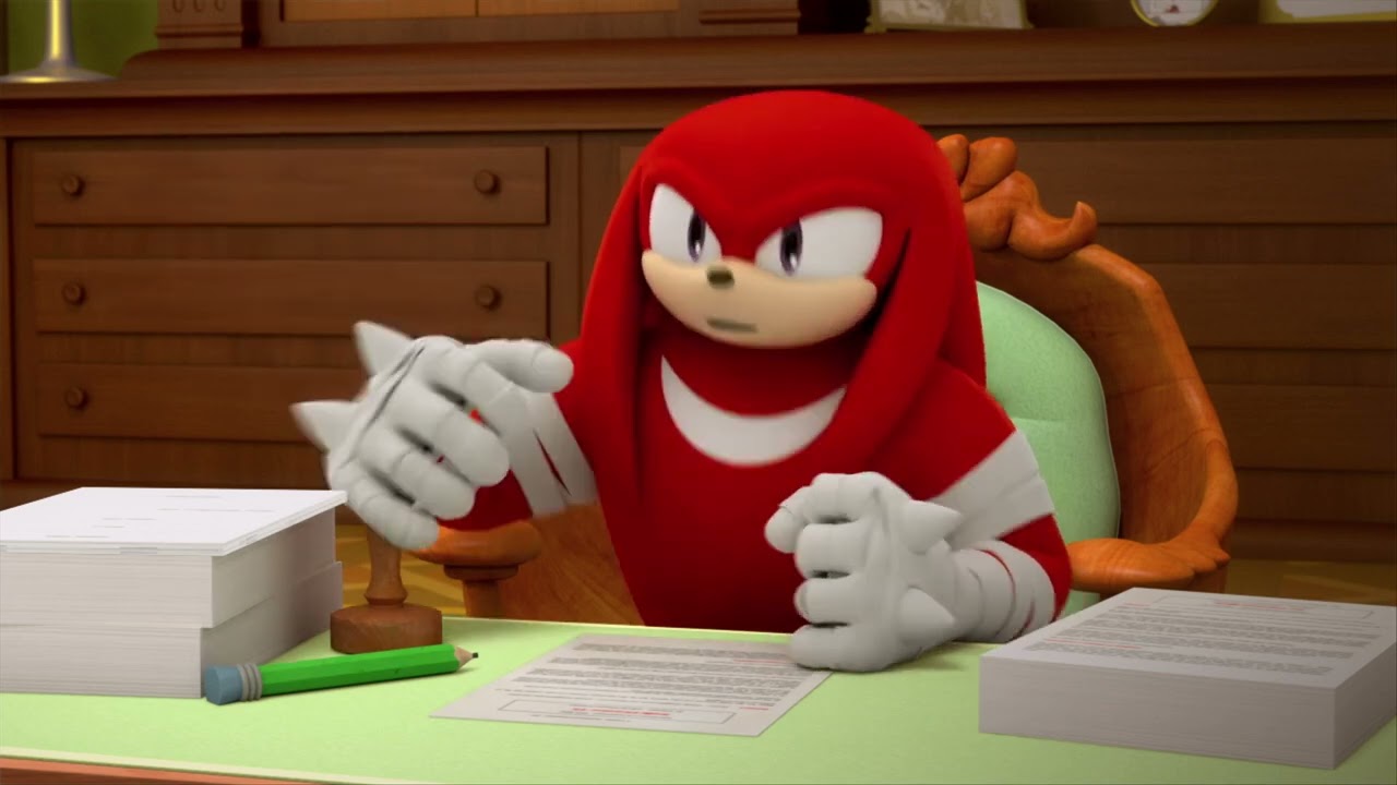 Sonic Boom sindaco knuckles