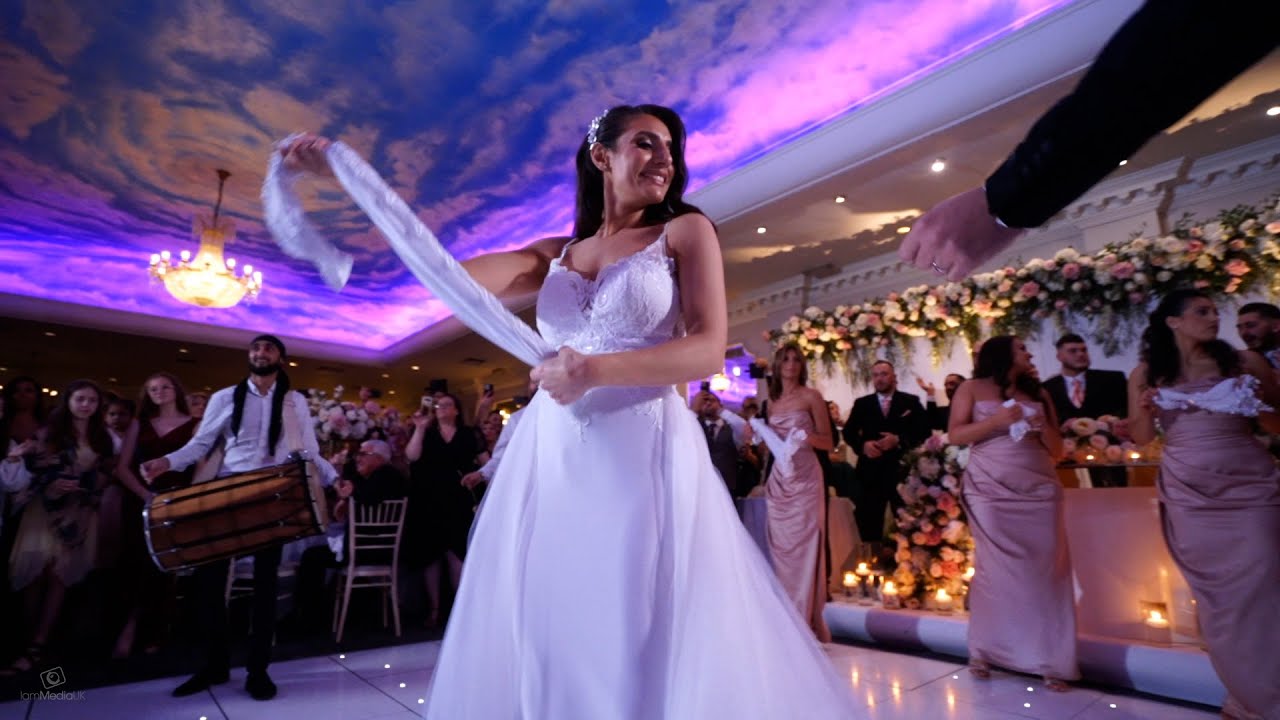 Meliz / Ayhan, Wedding Entrance, Turkish Cypriot with Indian Dhol Players
