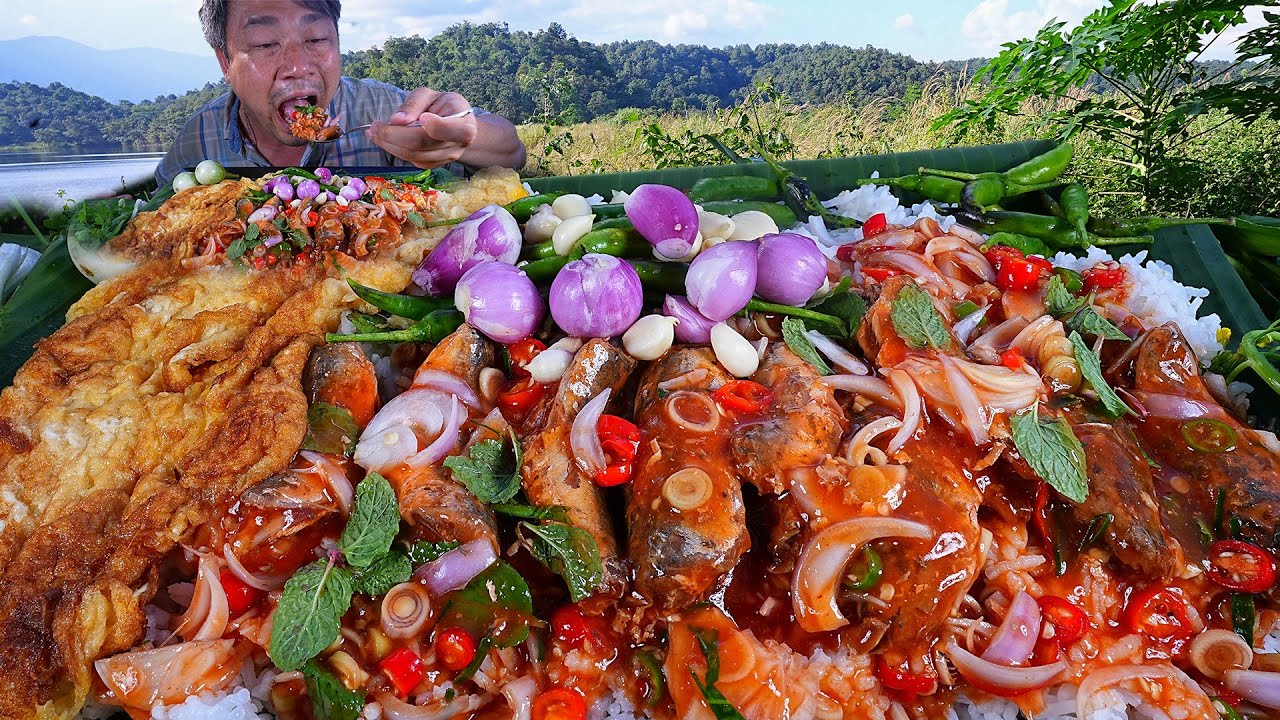 ข้าวยำปลากระป๋อง แซ่บๆรสจัดหน่อยๆ เมนูง้ายๆแต่อร่อยมากๆ-04-12-2023-
