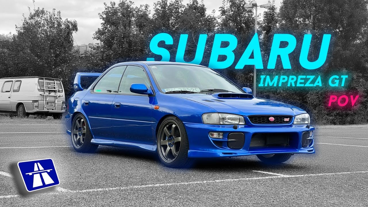 POV Subaru Impreza GC8 GT STI 250HP 320NM Stage 2 German Autobahn Test Acceleration c300 Move Over